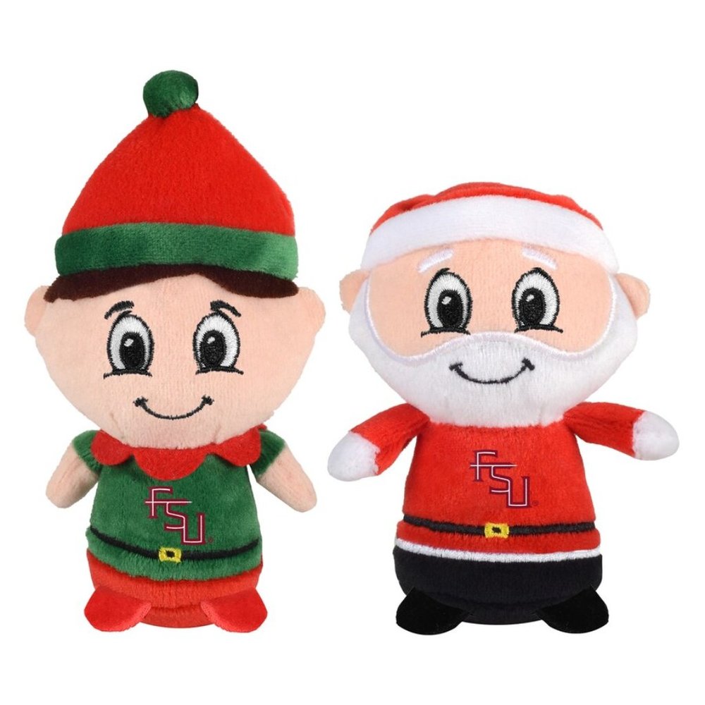 FLORIDA STATE SEMINOLES SANTA ELF BEANIE ORNAMENTS